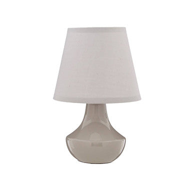 Globo Set of Two Grey Ceramic Table Lamps