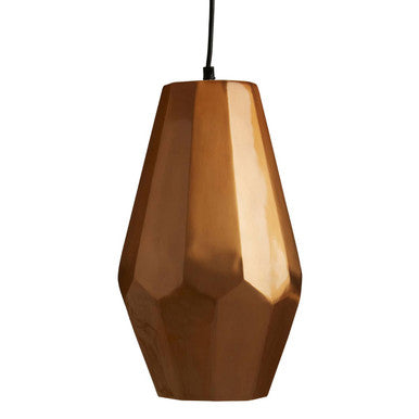 Stockholm Aluminium Copper Finish Large Pendant Light