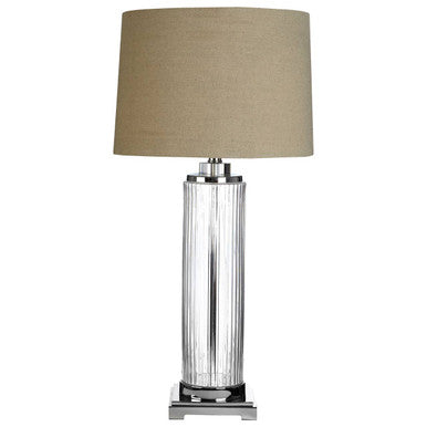 Alona Table Lamp With Stone Linen Shade