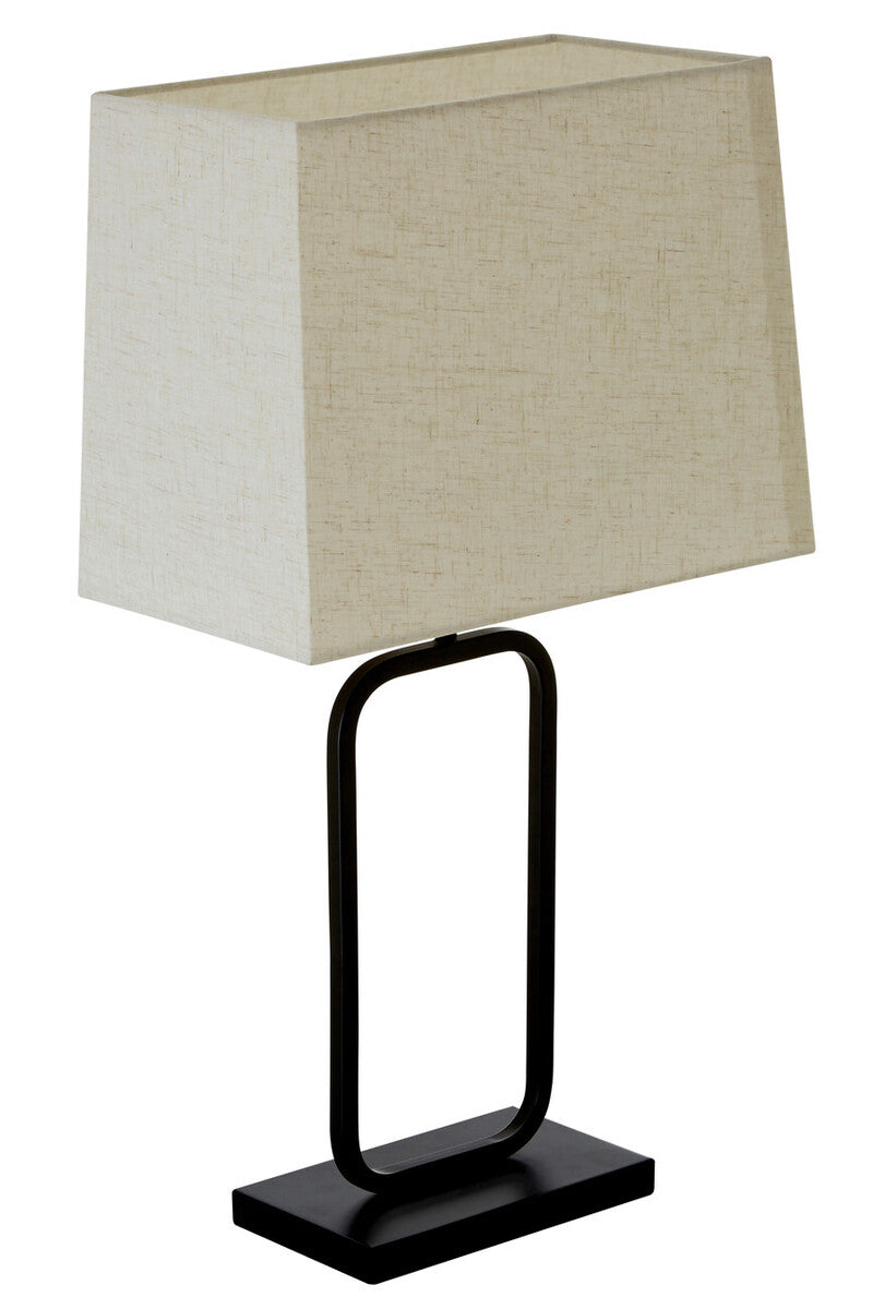 Lucas Natural and Black Table Lamp