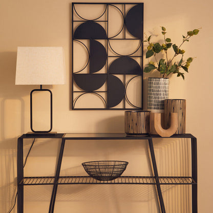 Lucas Natural and Black Table Lamp