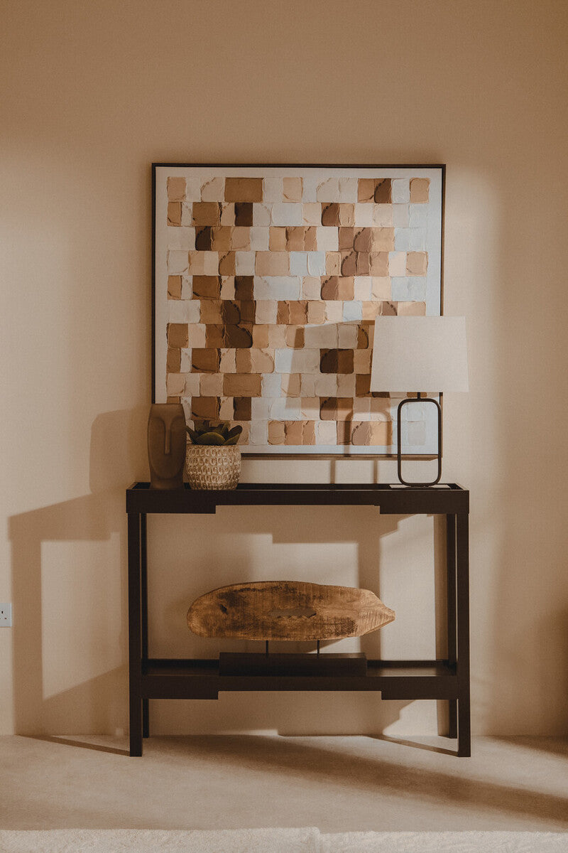 Lucas Natural and Black Table Lamp