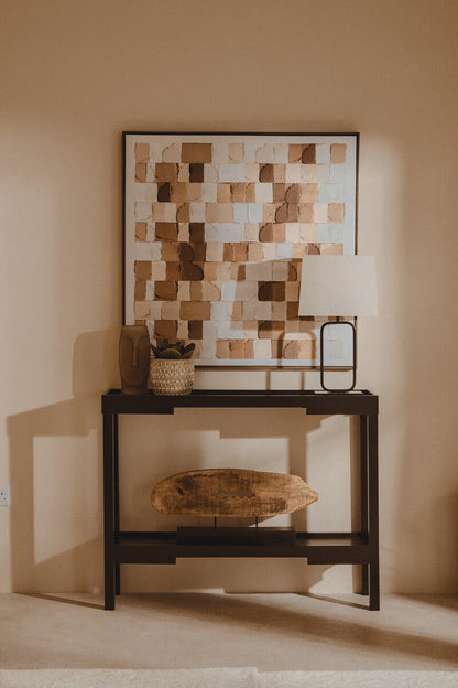 Lucas Natural and Black Table Lamp