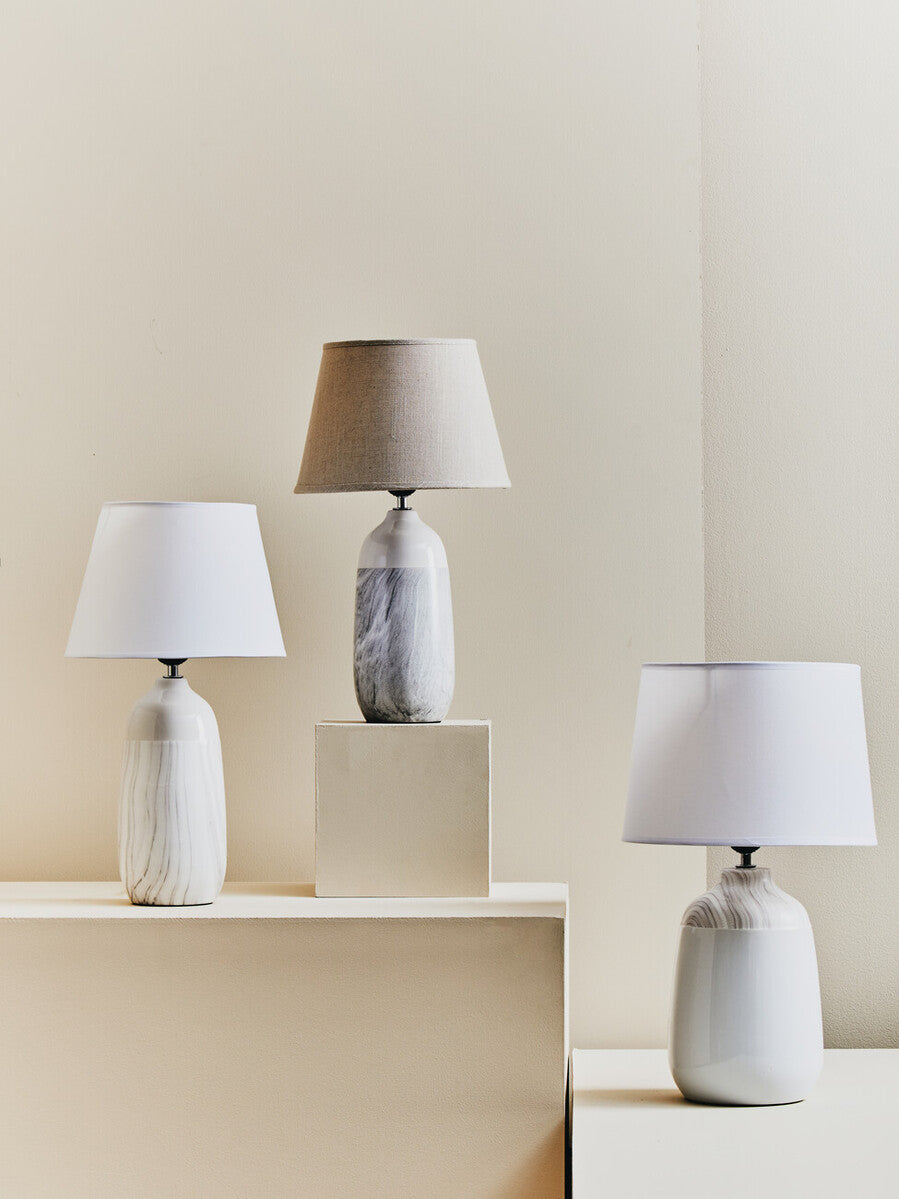 Welma Beige Ceramic Table Lamp