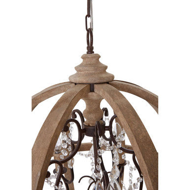 Pia 5 Arm Chandelier