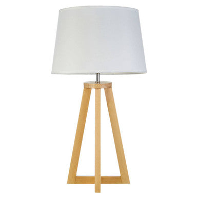 Brett Pine Wood Table Lamp