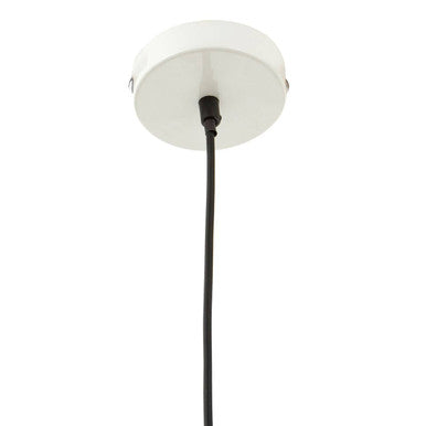 Brant White Metal Pendant Light