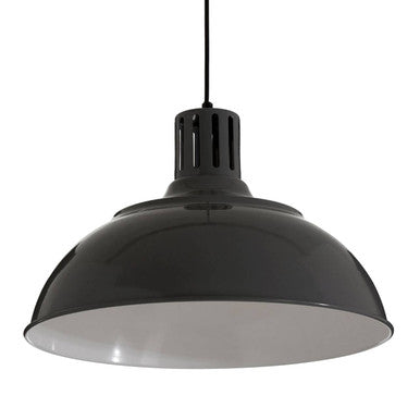 Brook Grey Metal Pendant Light