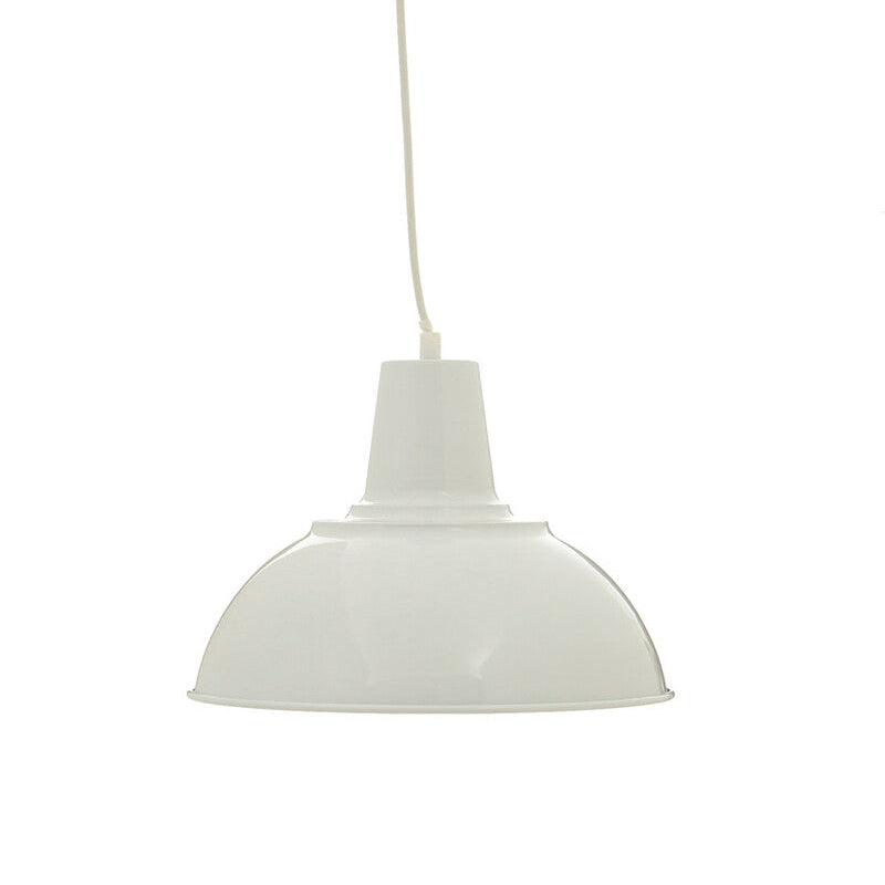 Bryen White Metal Pendant Light