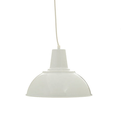 Bryen White Metal Pendant Light