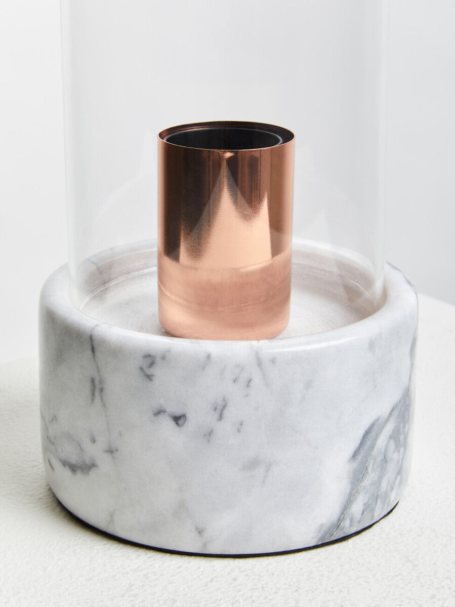 Lamonte Bell Lamp with Grey Marble Base