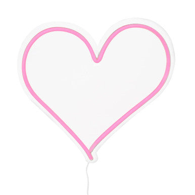 Neon Heart Design LED Box Light