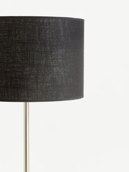 Forma Black Waffle Effect Shade Floor Lamp