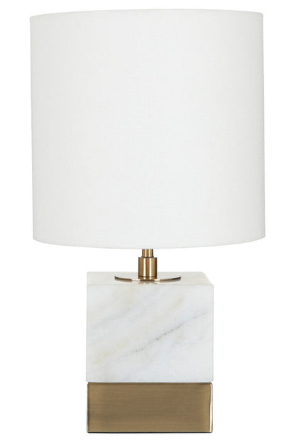 Sorado White Marble Accent Lamp