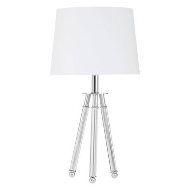 Halia Chrome Finish Tripod Table Lamp