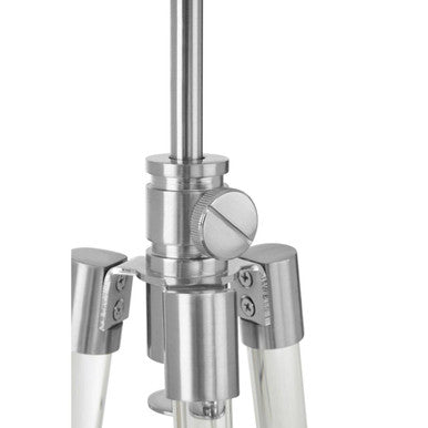 Halia Nickel Finish Tripod Table Lamp