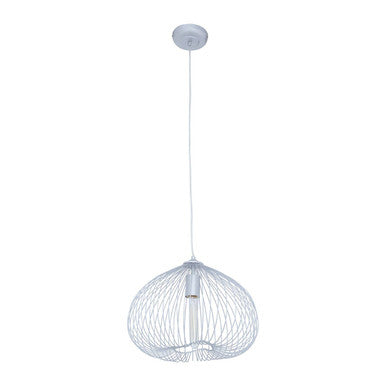 Lavis 1 Bulb Silver Finish Pendant Light