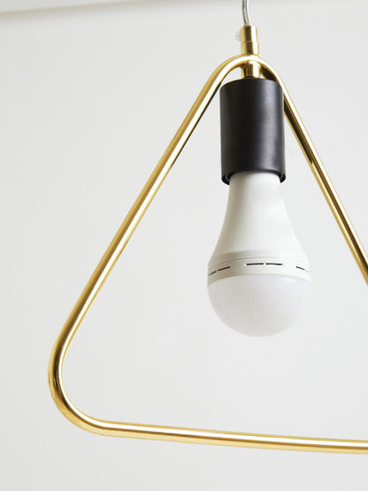 Lavis Gold Triangle Pendant Light