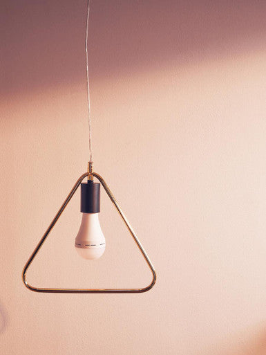 Gold Triangle Pendant Light | Lavis