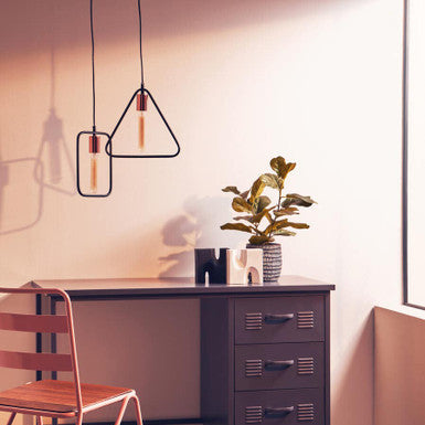 Lavis Triangular Pendant Light
