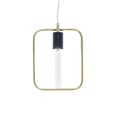 Lavis Black And Gold Finish Pendant Light