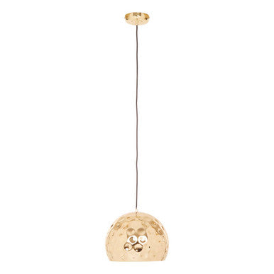 Gold Finish Dome Pendant Light | Leni