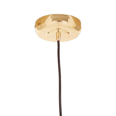 Gold Finish Dome Pendant Light | Leni