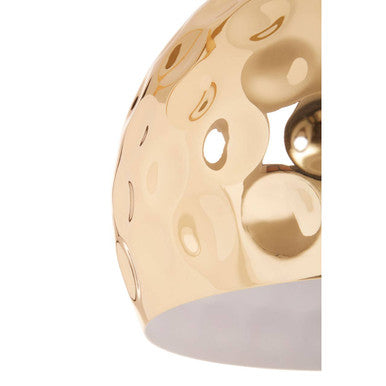 Gold Finish Dome Pendant Light | Leni