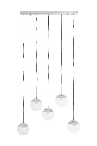 Revive Chrome 5 Pendant Light