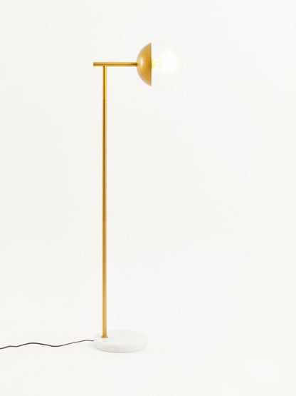 Revive Gold Finish Metal Floor Lamp
