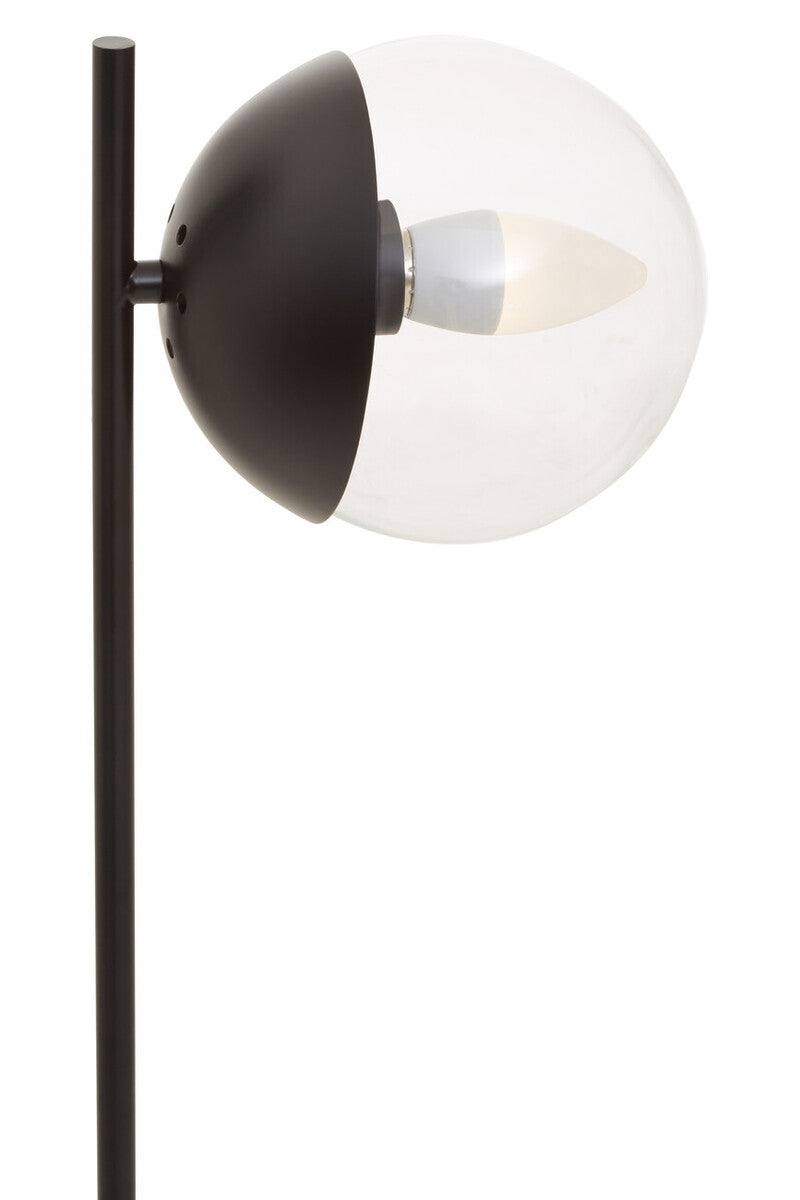 Revive Black Finish Metal Table Lamp
