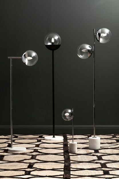 Revive Chrome Finish 2 Light Floor Lamp