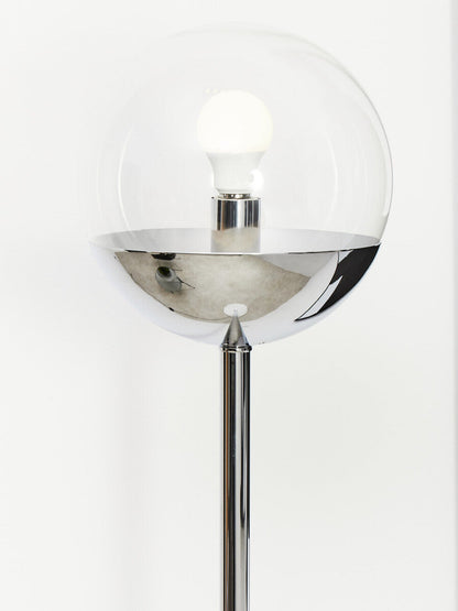Revive Chrome Finish Metal Floor Lamp