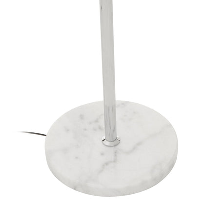 Revive Chrome Finish Metal Floor Lamp