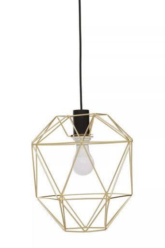 Wyra Champagne Gold Pendant Light