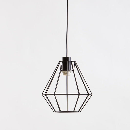 Wyra Black Cage Pendant Light