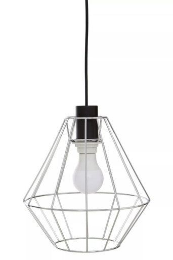 Wyra Chrome Cage Pendant Light