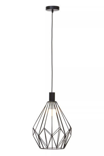 Wyra Black Finish Frame Pendant light