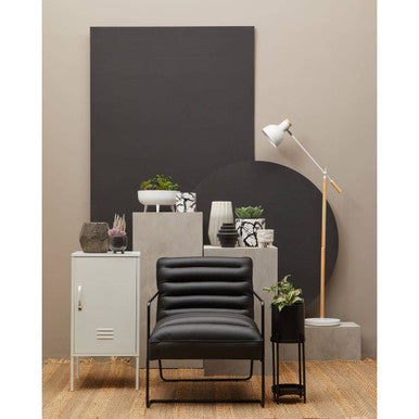 Stockholm Matte White Floor Lamp
