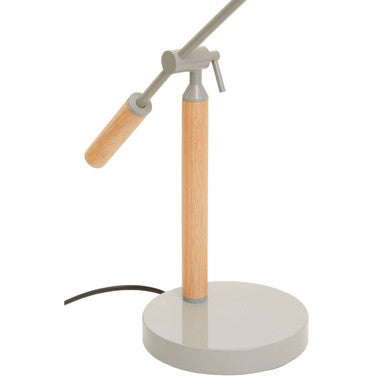 Stockholm Matte Grey Table Lamp