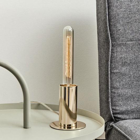 Stockholm Shiny Brass Finish Table Lamp