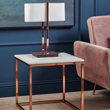 Lilian Copper Finish Table Lamp