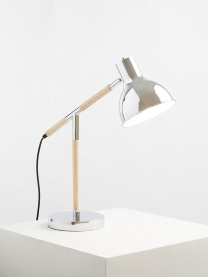 Stockholm Adjustable Desk Lamp in  Chrome Finish