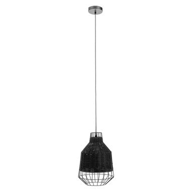 Jaya Black Rattan Pendant Light