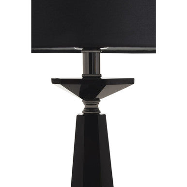 Hexum Black Crystal Glass Table Lamp