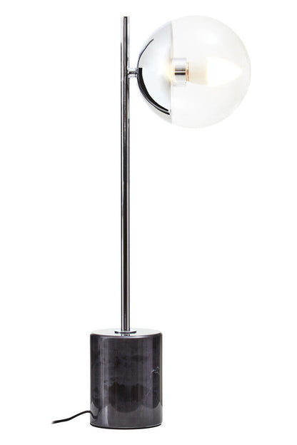 Revive Small Silver Finish Metal Table Lamp