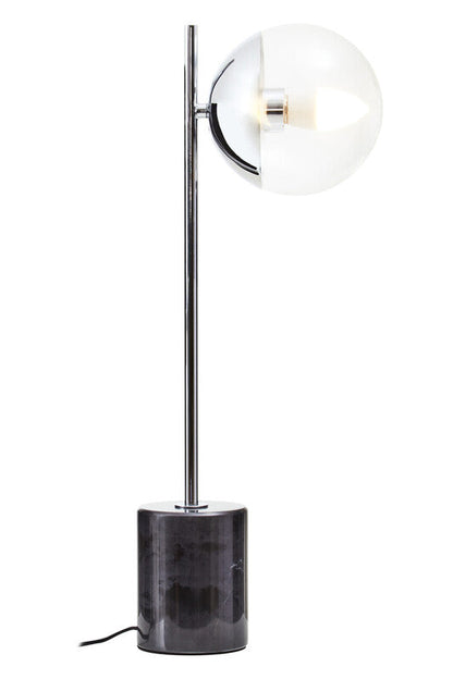 Revive Small Silver Finish Metal Table Lamp
