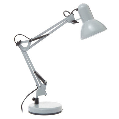 Payton Studio Matte Grey Metal Lamp