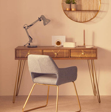Payton Studio Matte Grey Metal Lamp