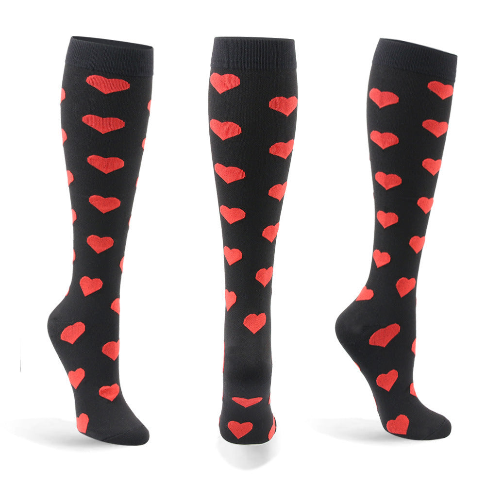 Men's And Women's Running Colored Pressure Socks